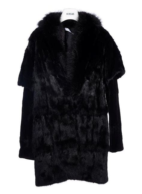 fur coats women versace.